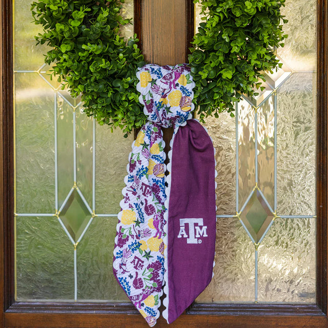 Texas A&M Aggies Cotton Wreath Sash