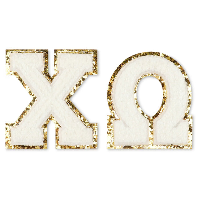 Sorority Chenille Letter Stickers