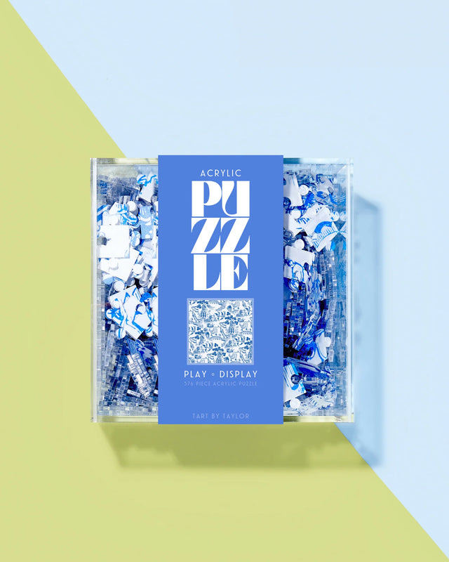 Chinoiserie Print Acrylic Puzzle