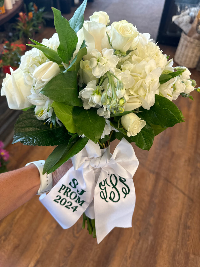 Nosegay Monogram Sash