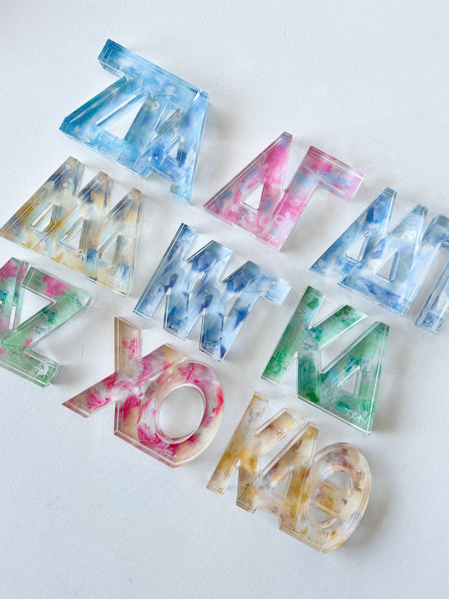 Acrylic Sorority Letter Block