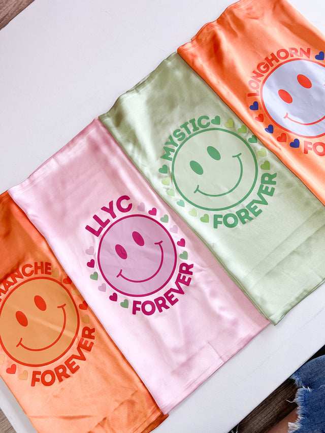 Smiley Camp Satin Pillowcase