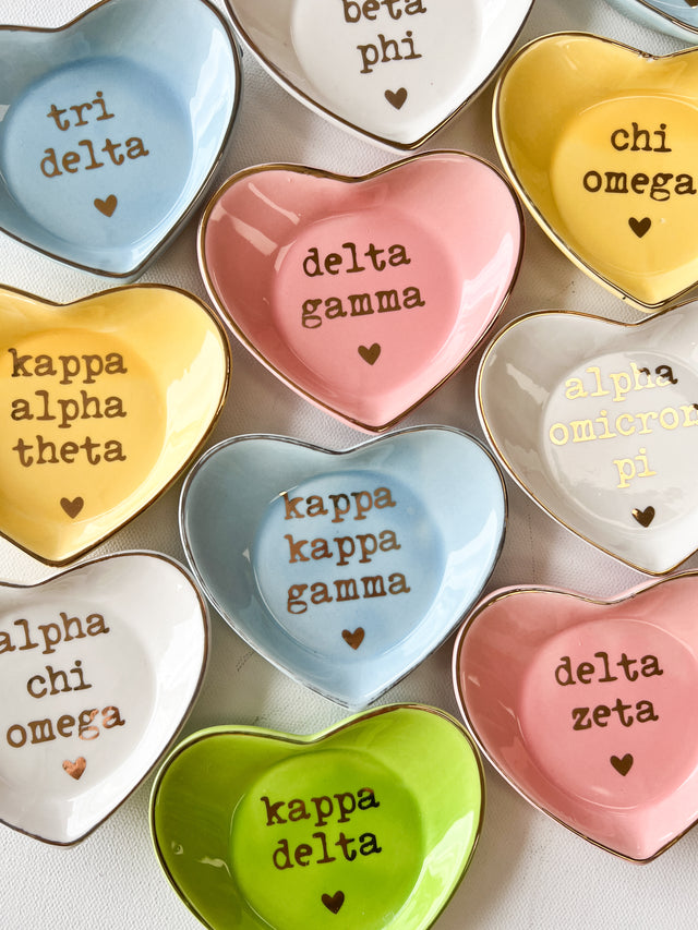 Heart Sorority Dish