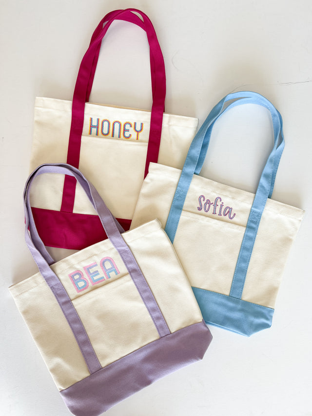 Small Canvas Everyday Tote Bag