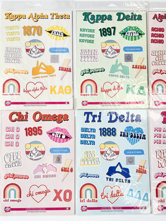 Sorority Sticker Sheet