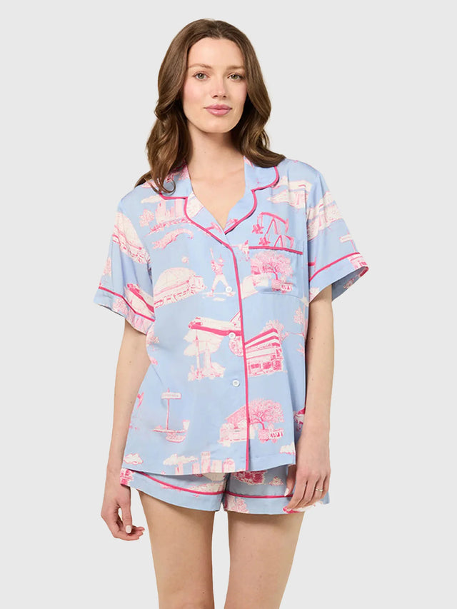 Women's Houston Toile Pajama Set