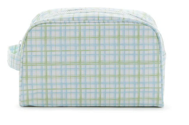 TRVL Stowaway Toiletry Bag - Classic Plaid Green
