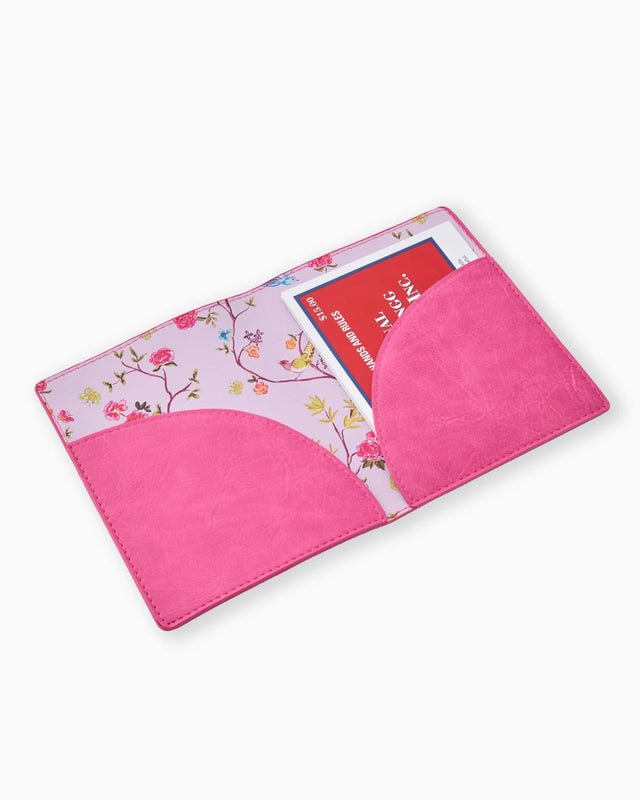 Hot Pink Mahjong Card Folio