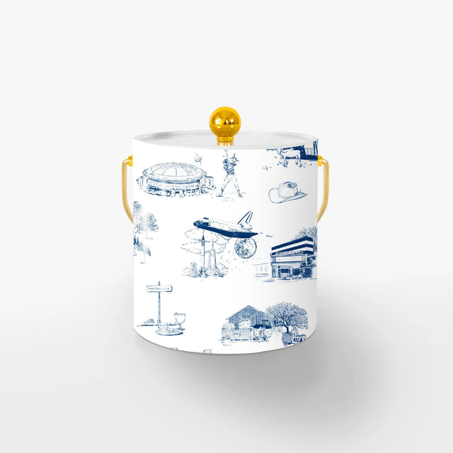 Houston Toile Ice Bucket