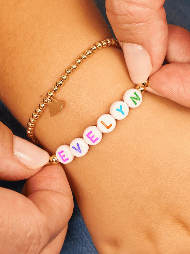 Kids Custom Name Stretch Bracelet