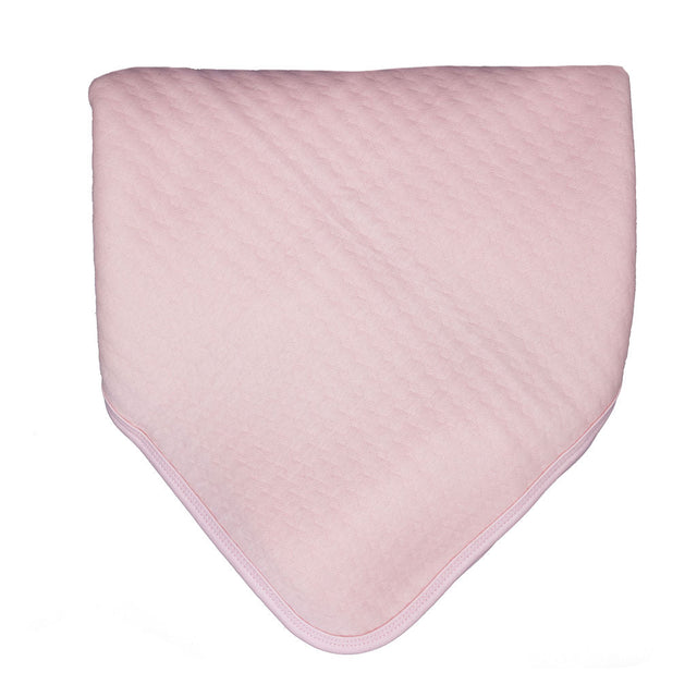 Pink Receiving Matelassé Blanket