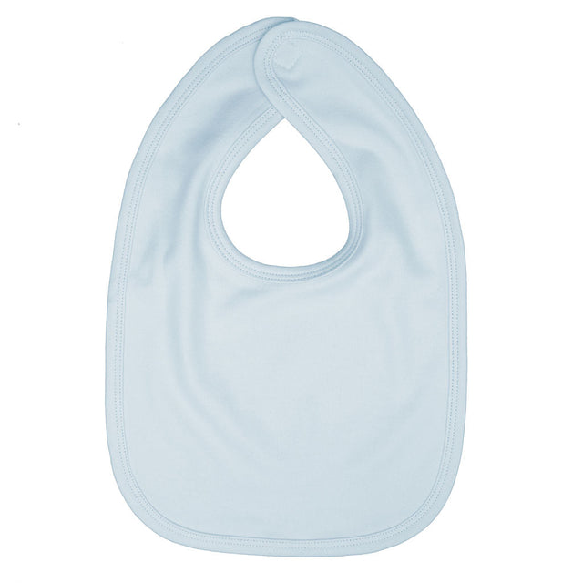 Light Blue Knit Bib