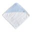 Blue Seersucker Hooded Towel