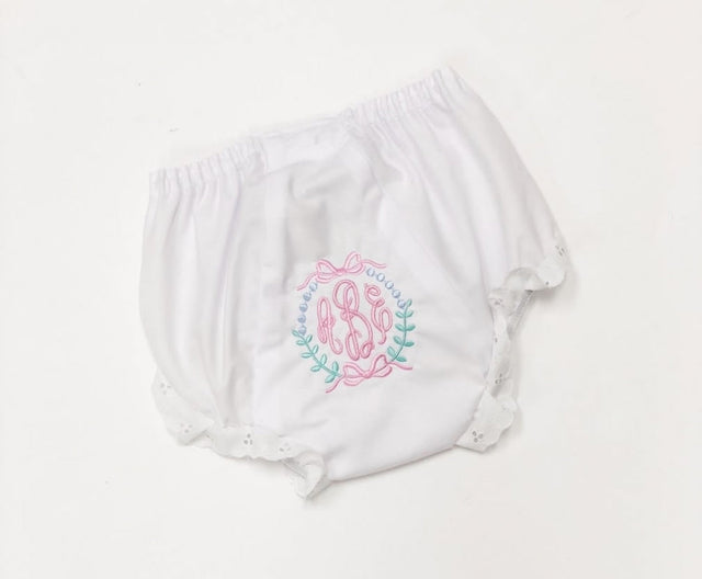 Spring Wreath Baby Bloomers