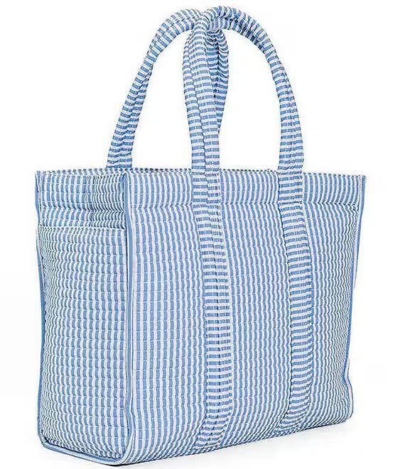 TRVL Design Go Go Tote Chambray stripe