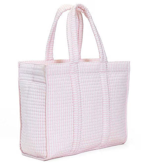 TRVL Design Go Go Tote Light Pink Stripe