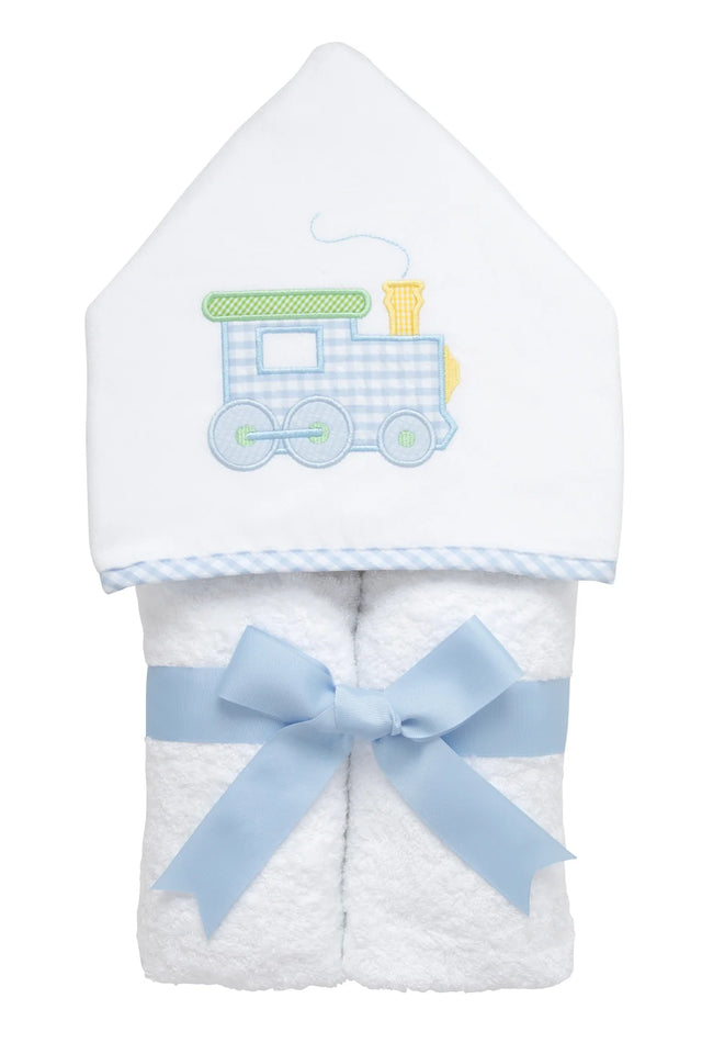 3 Marthas Train Hooded Towel