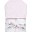 3 Marthas Pink Seersucker Hooded Towel