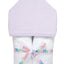 3 Marthas Lilac Seersucker Hooded Towel
