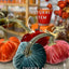 4" Rust Silk Velvet Pumpkin