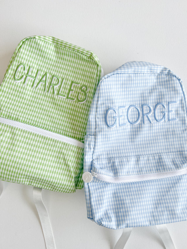 Backpack - Gingham Mist