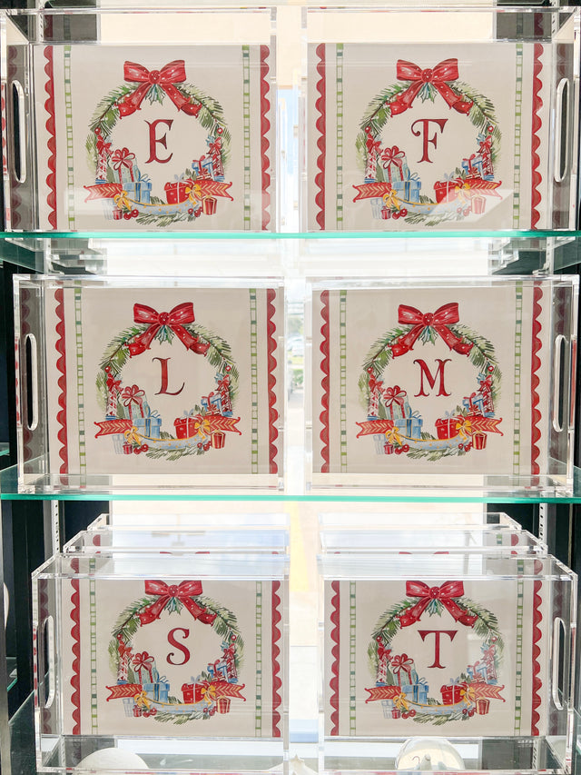 Christmas Initial Trays
