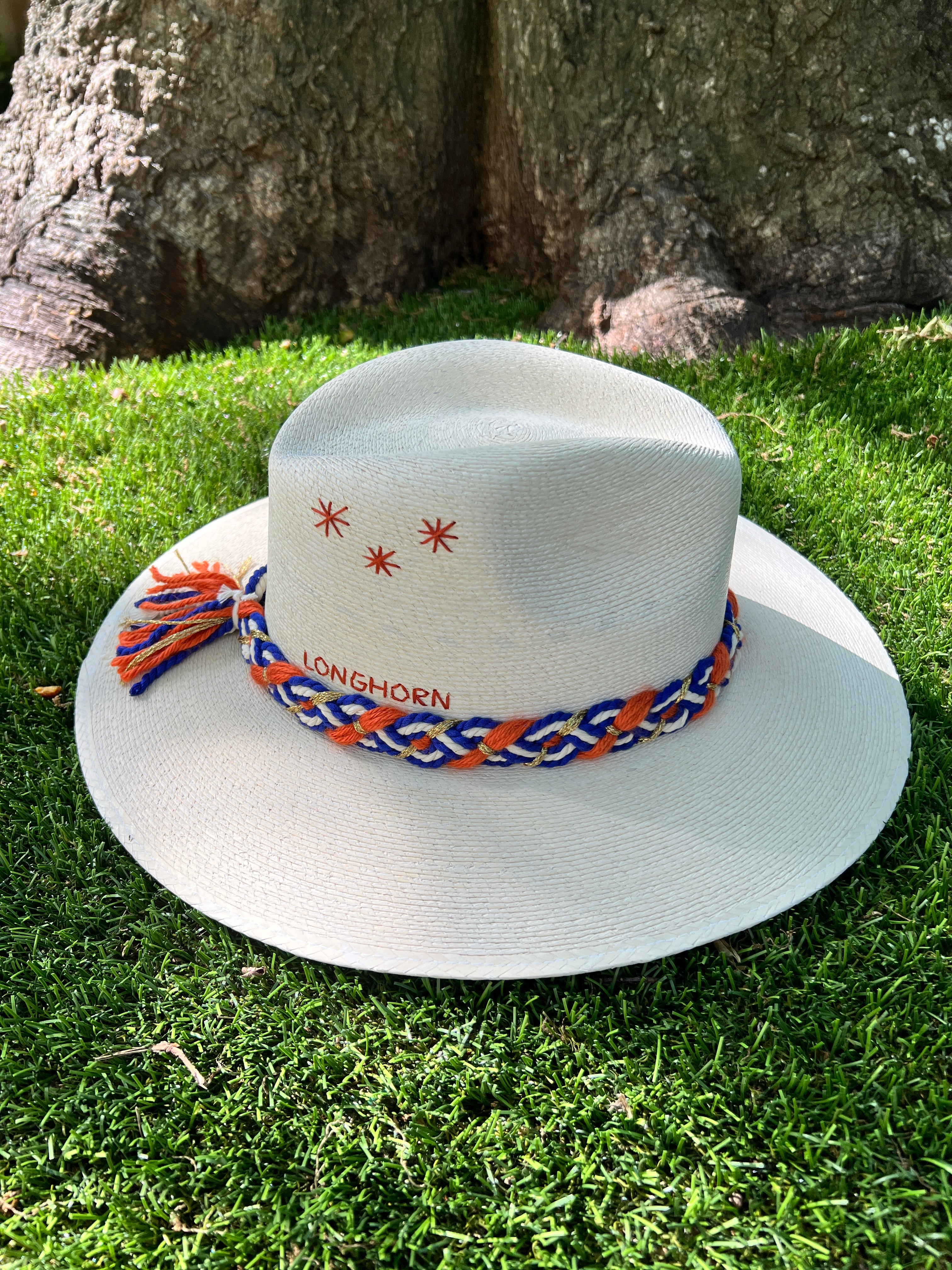 Embroidered sun hat on sale