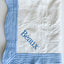 Blue Trim Baby Blanket
