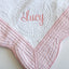 Pink Trim Baby Blanket
