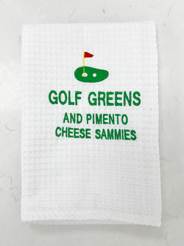 Waffle Golf Towel