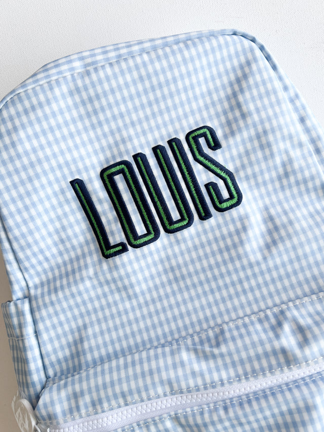 Backpack - Gingham Mist