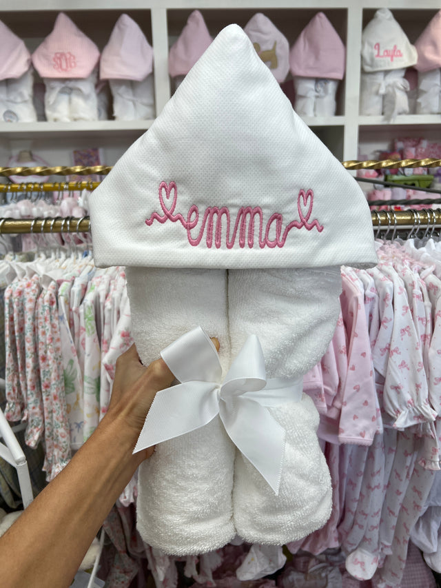 3 Marthas White Hooded Towel