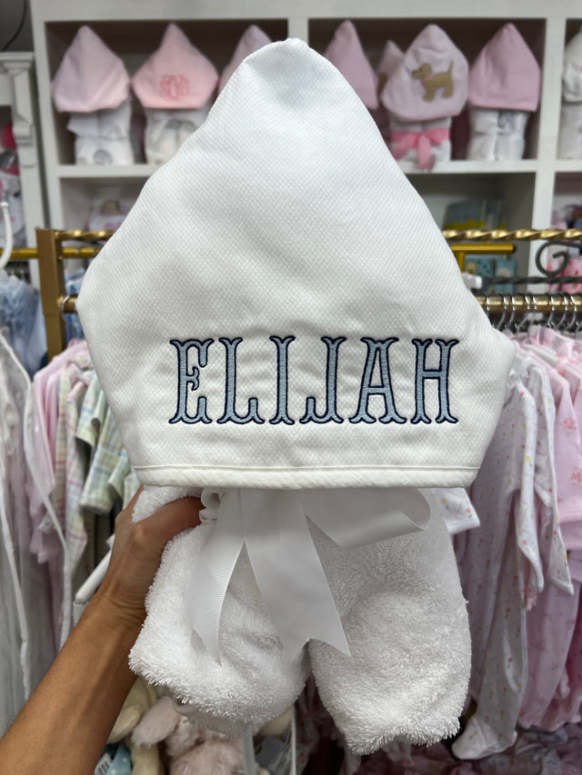 3 Marthas White Hooded Towel