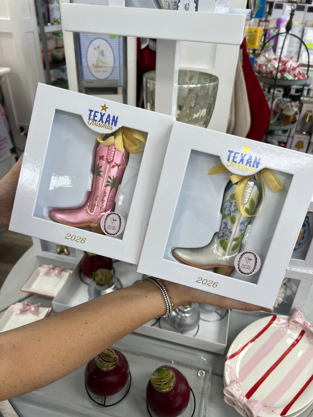 Texan Christmas x Petite Paloma Boot Ornament