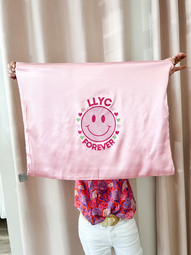 Smiley Camp Satin Pillowcase