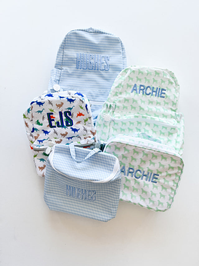 Backpack - Gingham Mist