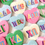 Sorority Heart Buttons