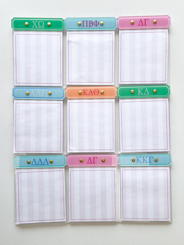 Sorority Notepads