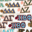 Beaded Sorority Earrings