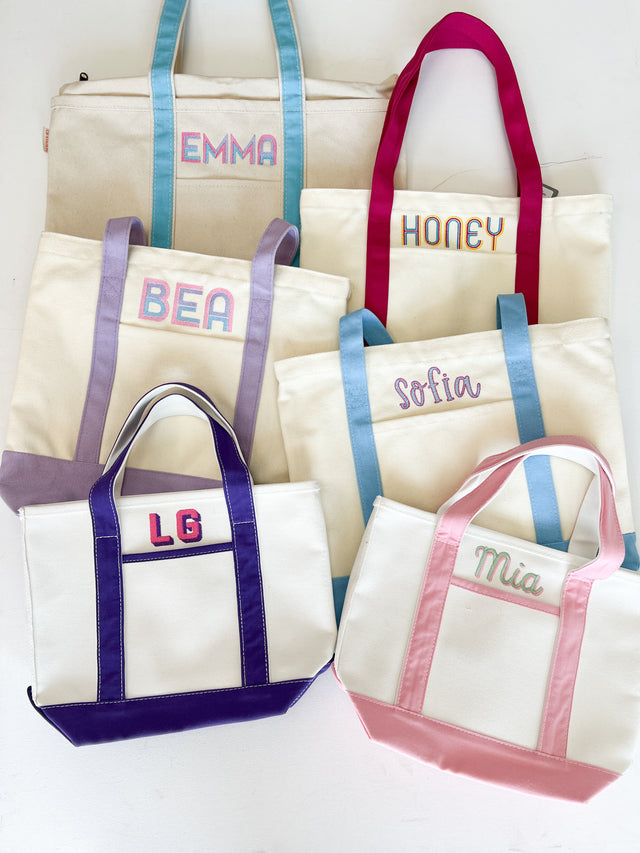 Small Canvas Everyday Tote Bag