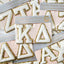 Sorority Chenille Letter Stickers