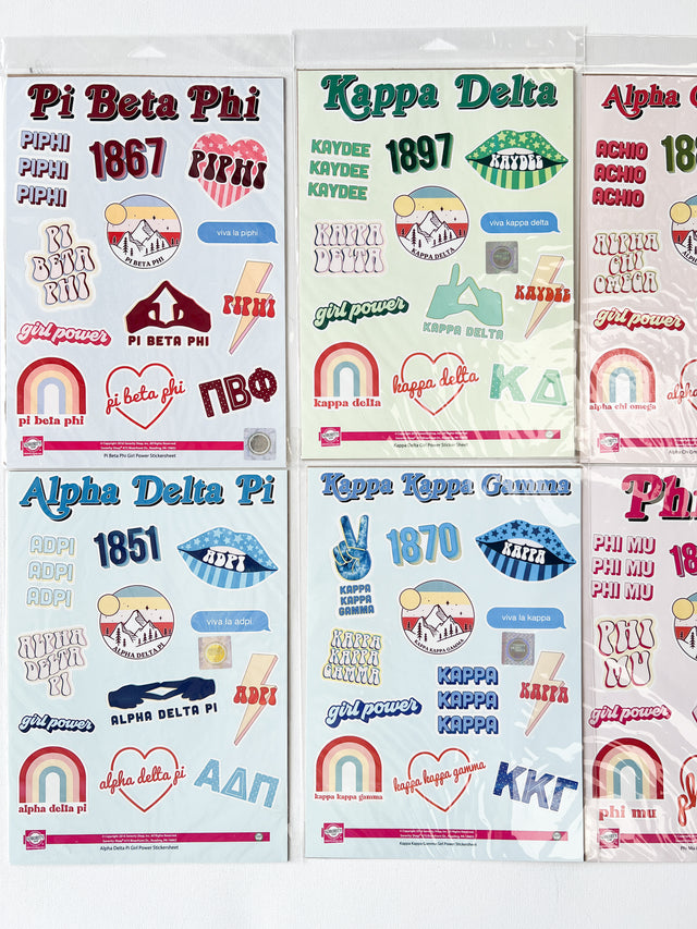 Sorority Sticker Sheet