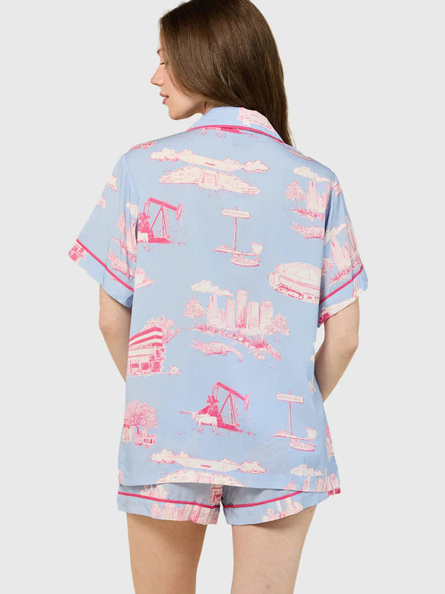 Women's Houston Toile Pajama Set