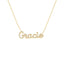 Kids CZ Name Necklace