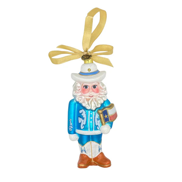 Cowboy Nutcracker 2025 Texan Christmas Ornament