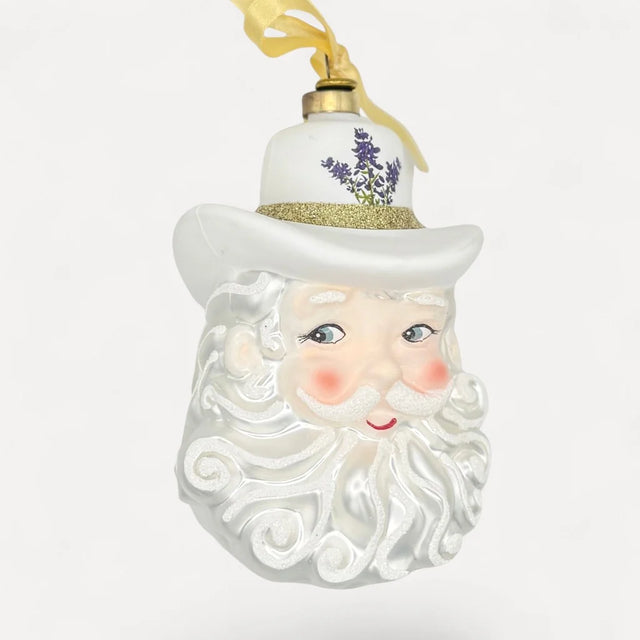 Cowboy Santa Blown Glass Texas Christmas Ornament | Texan Christmas 2026 Edition