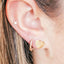 Gold Sorority Heart Earrings