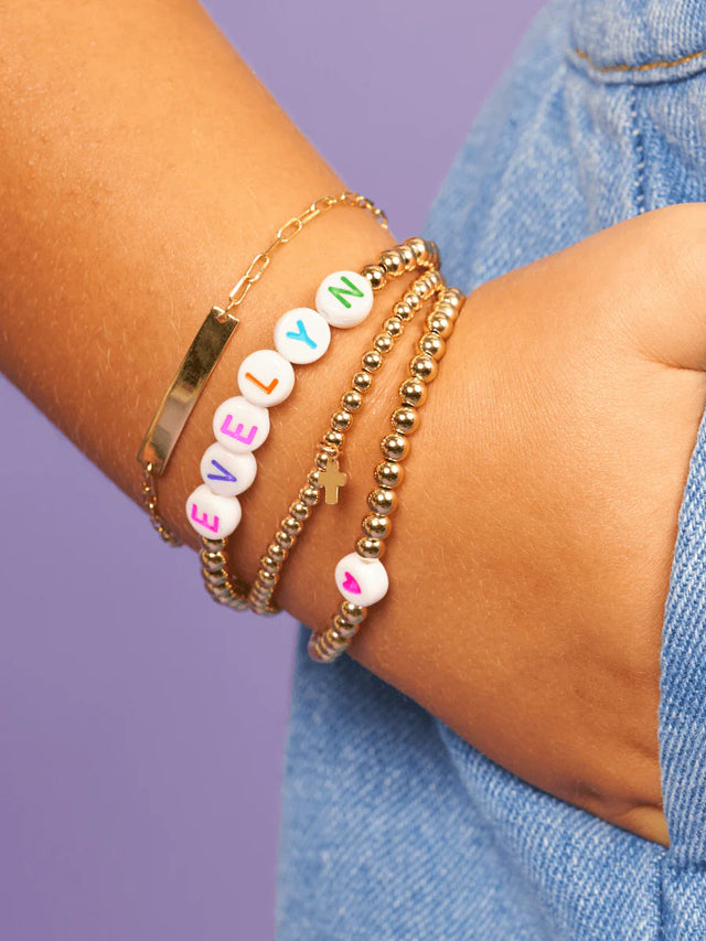 Kids Custom Name Stretch Bracelet