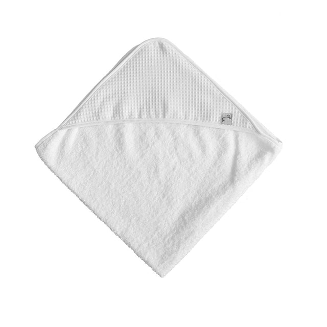 White Waffle Hooded Towel