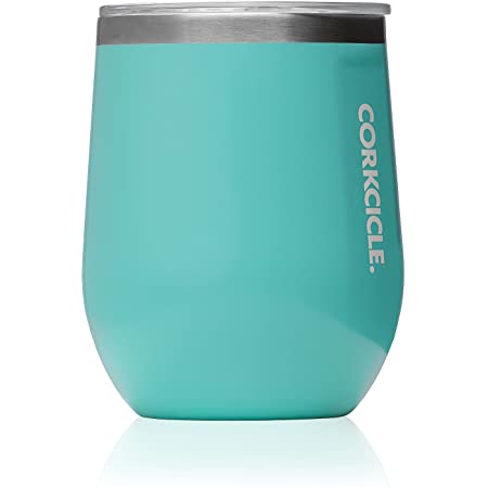 CORKCICLE 12oz Classic Stemless- Turquoise